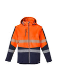 Unisex 2 in 1 Stretch Softshell Taped Jacket - ZJ453