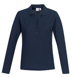 LADIES CREW POLO LONG SLEEVE