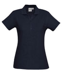 LADIES CREW POLO SHORT SLEEVE