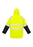 Mens Hi Vis 4 in 1 Waterproof Jacket - ZJ532